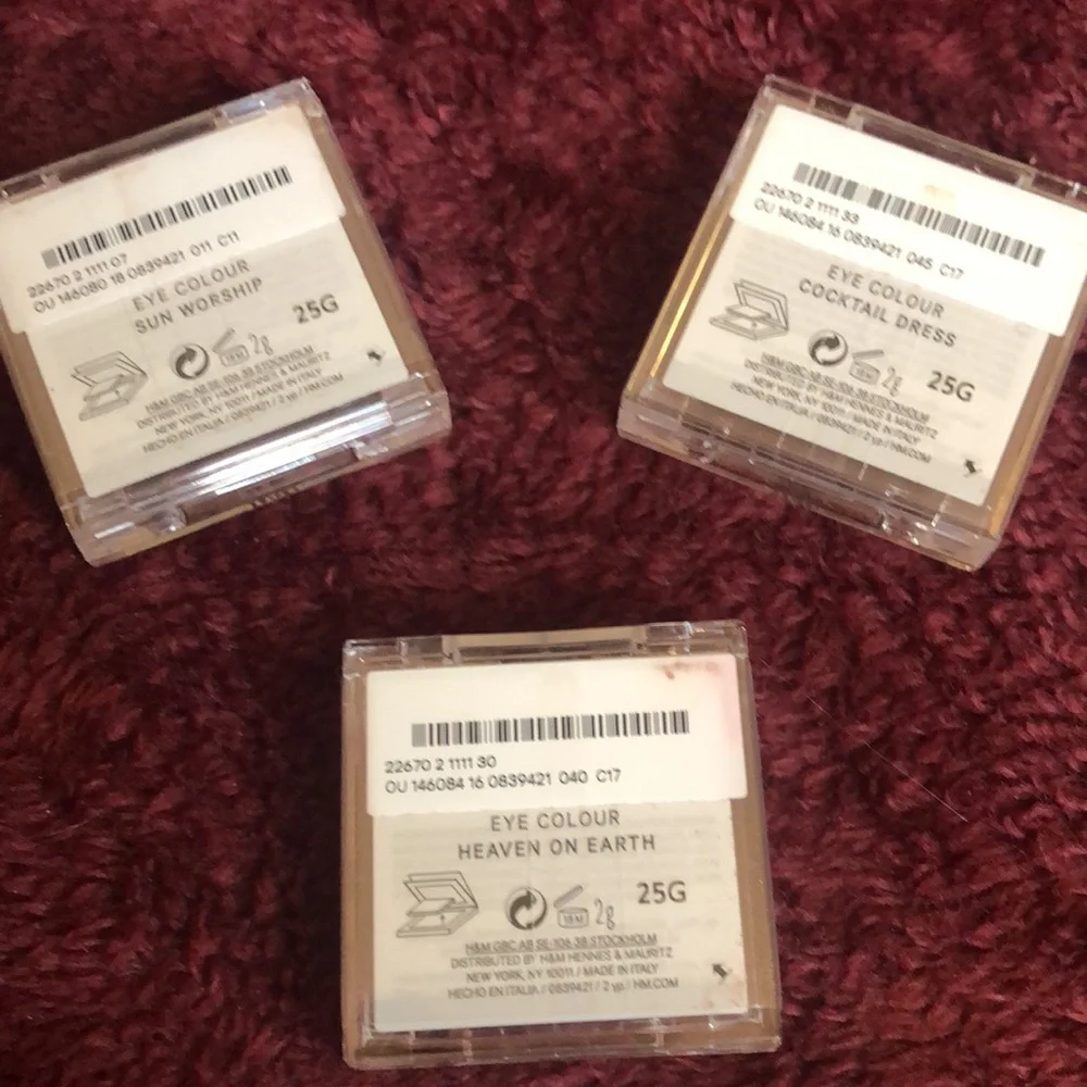 H&M Eyeshadow Singles (9 Shades - Magnetic Pans)